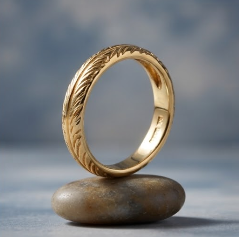 Pearl Ruby and Peridot Antique Gold Ring